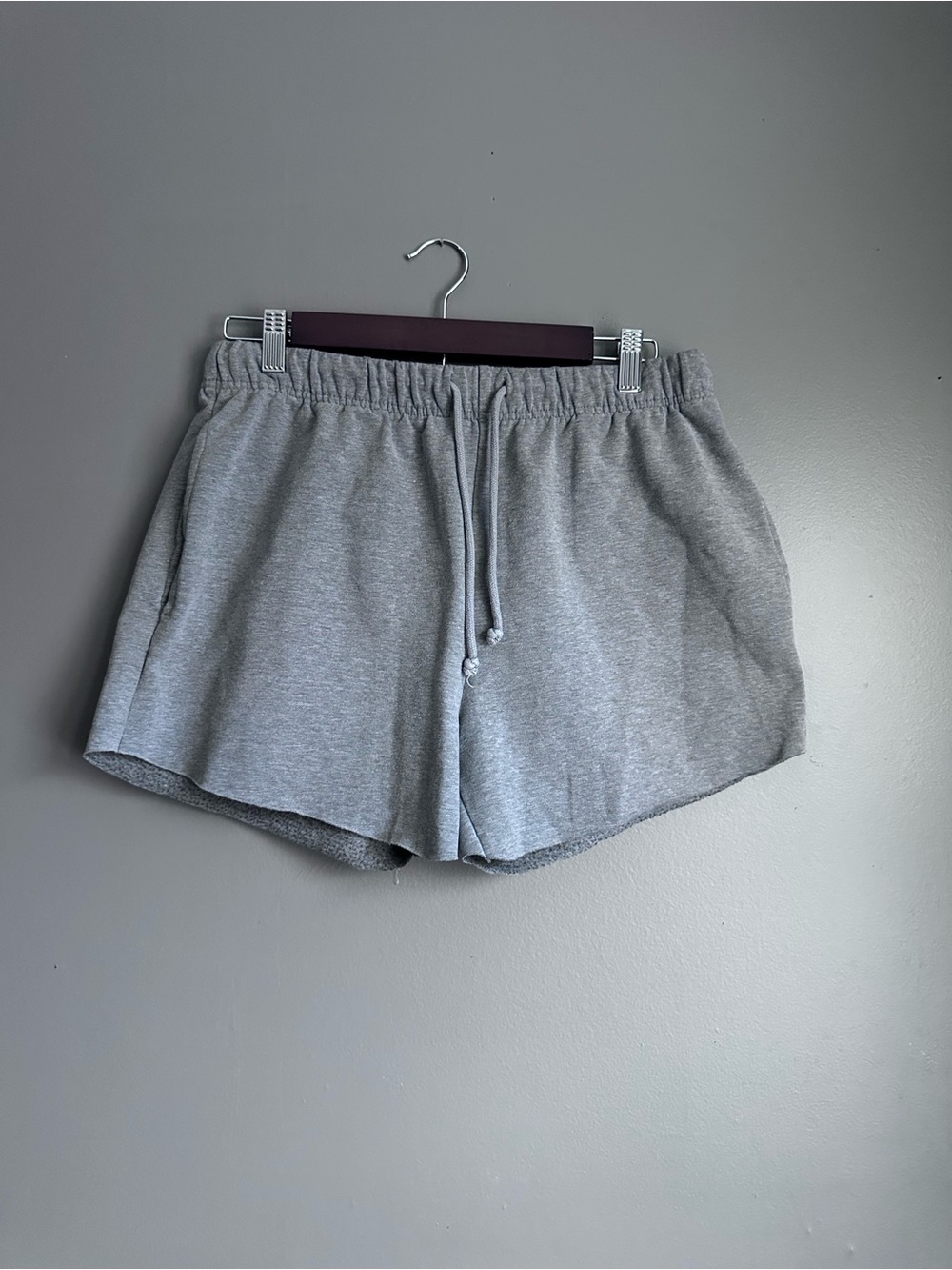 Aeropostale Women’s Gray Cotton Sweat Shorts – Size Medium Lounge Shorts